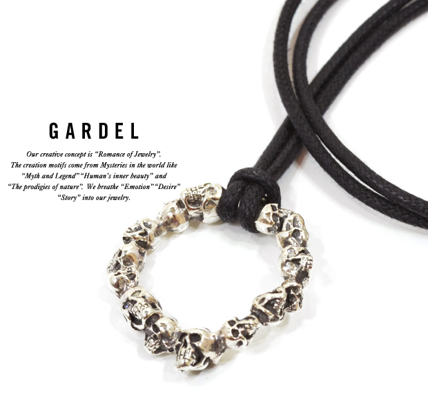 GARDEL gdp078ETERNAL SKULL NECKLACE