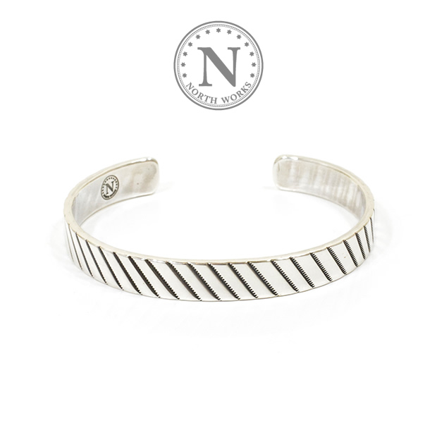 NORTH WORKS W-037 900Silver Stamp Cuff