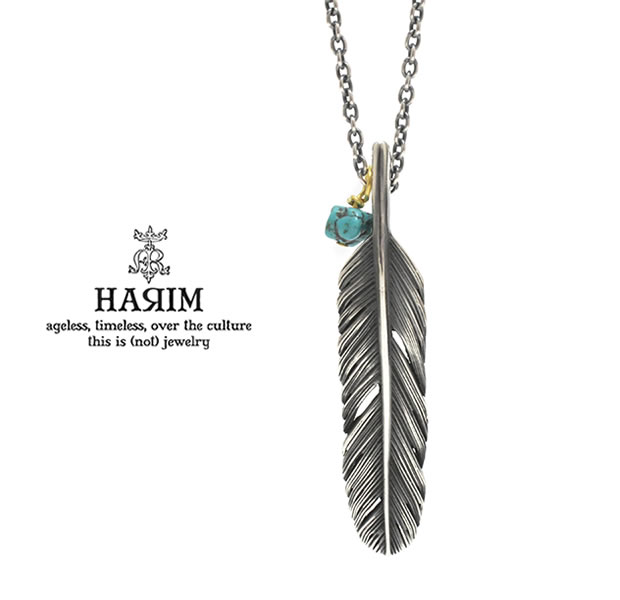 HARIM HRP120 OX Feather Necklace /S CENTER