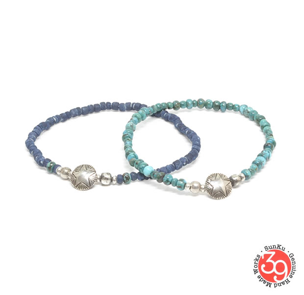 Sunku SK-207TQS/IDG STAR CONCHA BEADS BRACELET