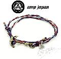 amp japan  12aho-330 yacht rope bracelet -antique gold-