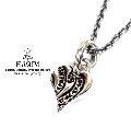 HARIM HRP002SV stamp heart pendant