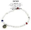 amp japan  12ah-012 white hearts bracelet