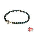 Sunku LTD-015 Antique Beads Bracelet Black x Turquoise