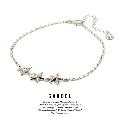 GARDEL gda002TS Trinity Star Anklet Silver