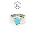 NORTH WORKS W-028 900Silver Turquoise Ring