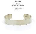 amp japan 15AT-350 German Silver Plane Bangle -Narrow-