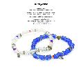 amp japan 16AHK-446 Foam Glass Beads Bracelet