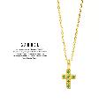 GARDEL GDP-130 K18YG Fragrance Cross Necklace