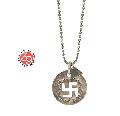 Sunku SK-095 Cut Plate Necklace "Swastika"