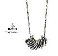 HARIM HRP116SV Distorted Disk Chain Necklace SV