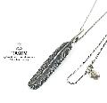 HARIM HRT001BK Feather Necklace /L CENTER