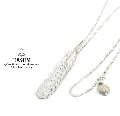 HARIM HRT004WH Feather Necklace /M CENTER