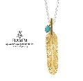 HARIM HRP120 GP Feather Necklace /S CENTER